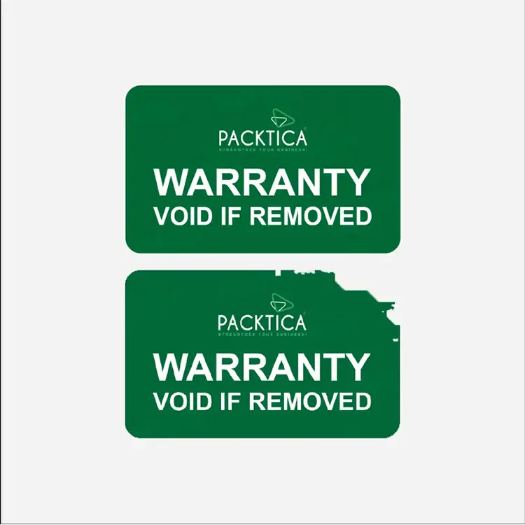 Destructive or Warranty Stickers